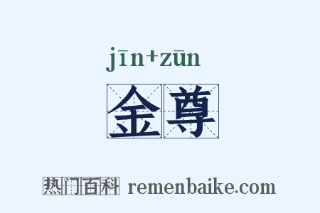 金尊是什么意思的图片